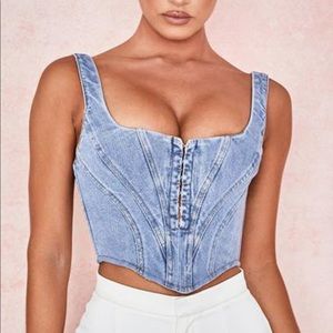 COPY - House of CB Denim Corset